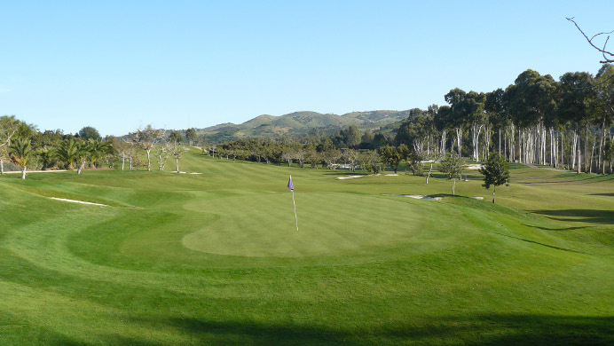 One of the greens at Santana Golf