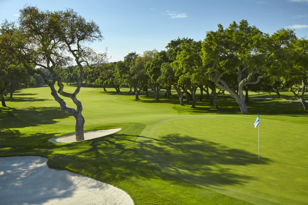 One of the holes at Valderrama Golf