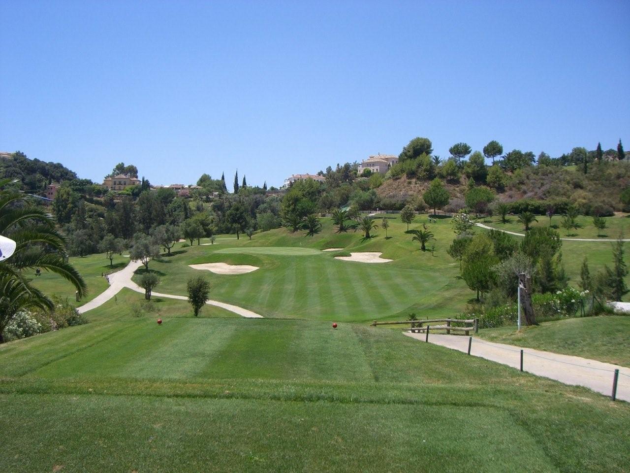 View from the tee, Los Arqueros Golf