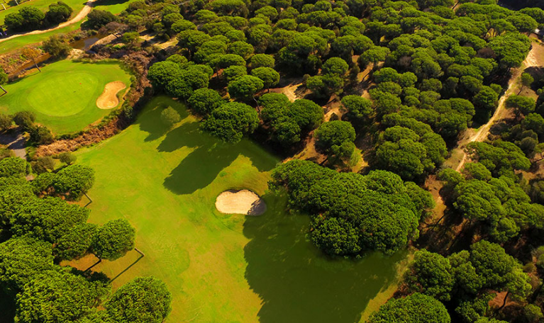 Nuevo Portil Golf from above
